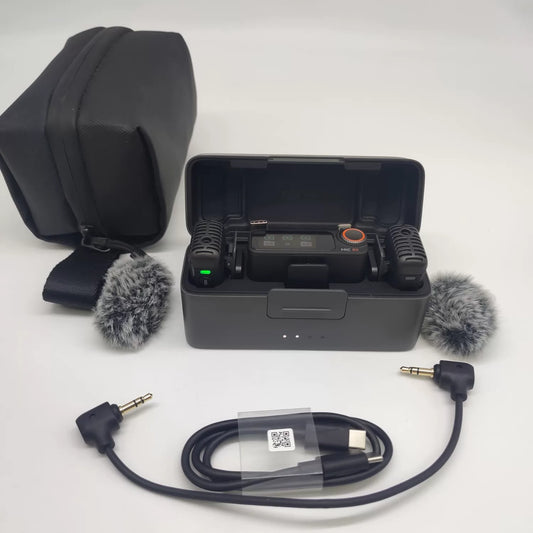 Near-New DJI Mic 2 (2 Mics + 1 Receiver with Charging Case)
