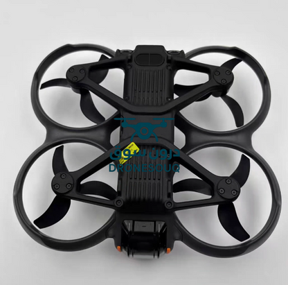 DJI Avata 2 (طائرة بدون طيار فقط)، طائرة بدون طيار FPV مزودة بكاميرا 4K، تجربة طيران غامرة، واقي مروحة مدمج، سهولة القلاب/اللف، مجال رؤية واسع للغاية 155 درجة، متوافقة مع RC Motion 3، متوافقة مع معرف جهاز التحكم عن بعد FAA 