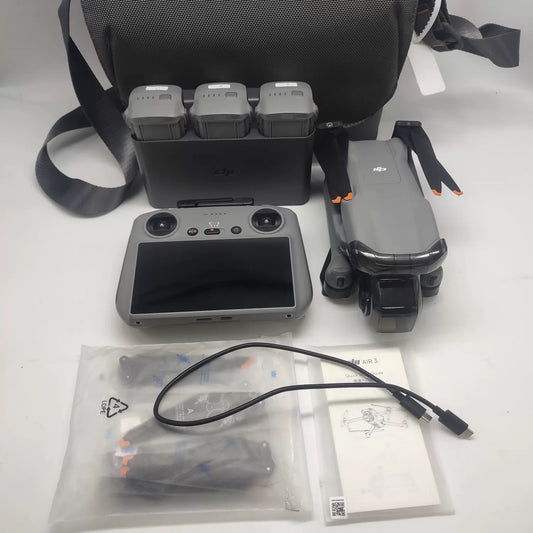 95% New (Like New) DJI Air 3 Screen Remote Fly More Combo with DJI Care Refresh