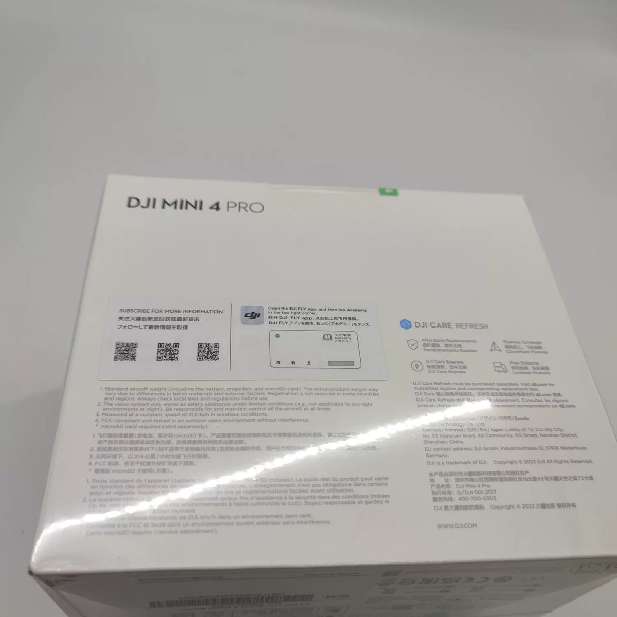 Brand New (Body Sealed) Mini 4 Pro with Screen, Extended Battery Fly More Combo with DJI Care Refresh