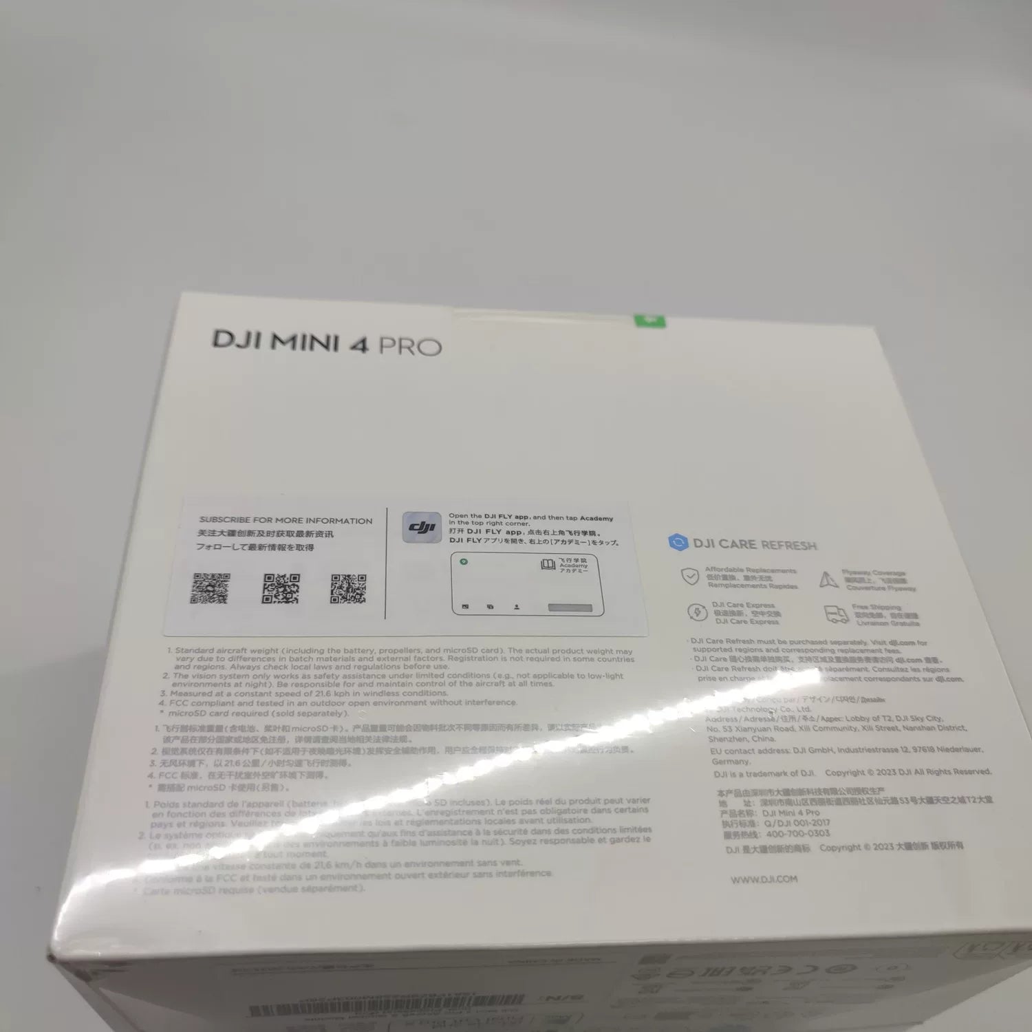 Brand New (Body Sealed) Mini 4 Pro with Screen, Extended Battery Fly More Combo with DJI Care Refresh