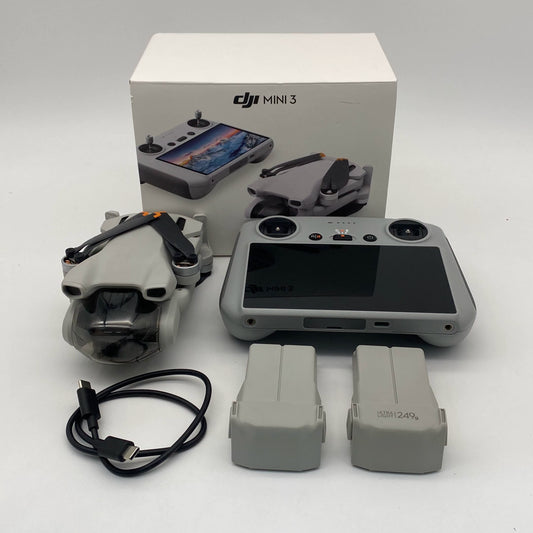 DJI Mini 3 with Screen Remote Dual Battery - Excellent (95% New)