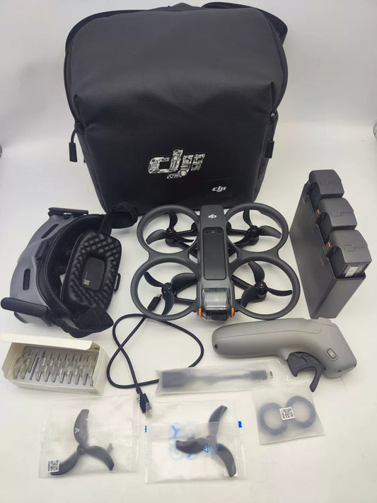 99% New (Mint) DJI avata2 Explorer Combo Triple Battery with 2-Year DJI Care Refresh