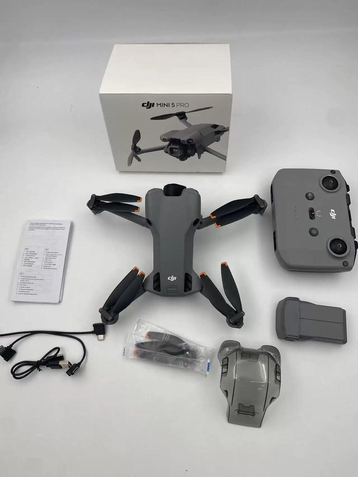 99% New (Mint) DJI Mini 5 Pro Drone Box Opened, Not Activated – photo 1