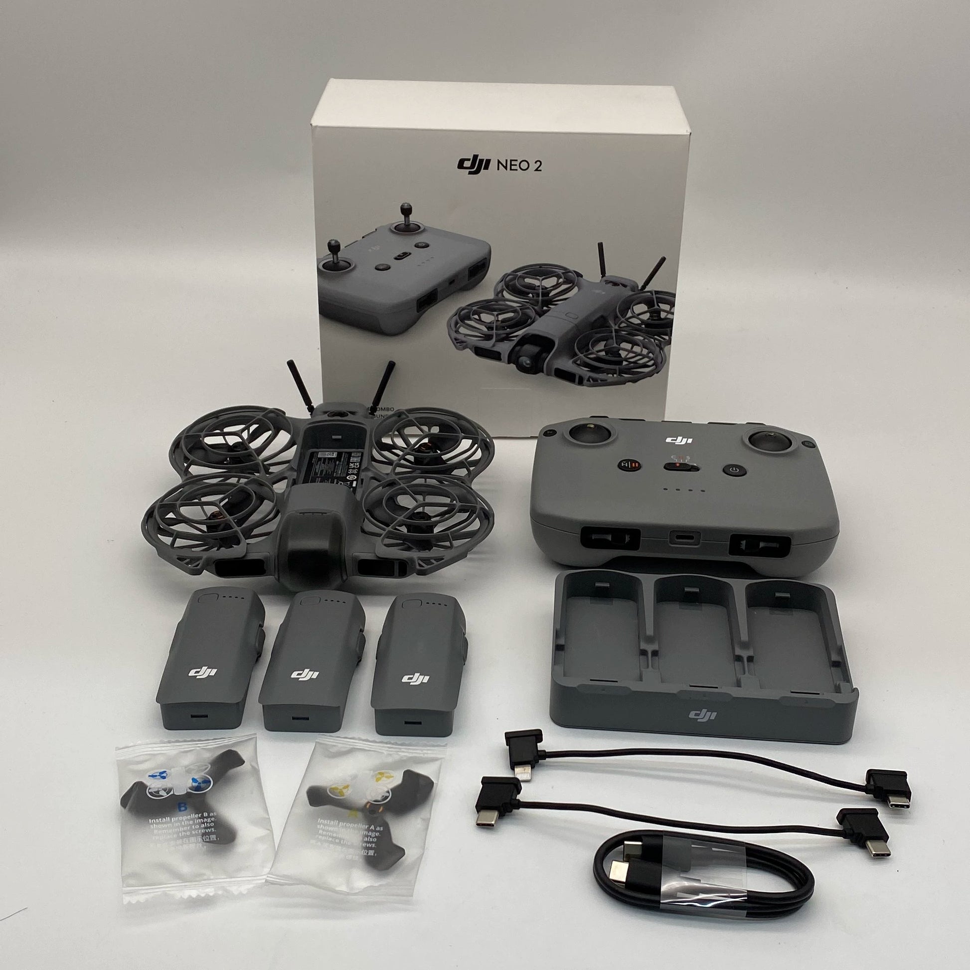 DJI Neo 2 Fly More Combo with Care Refresh - Excellent (95% New)