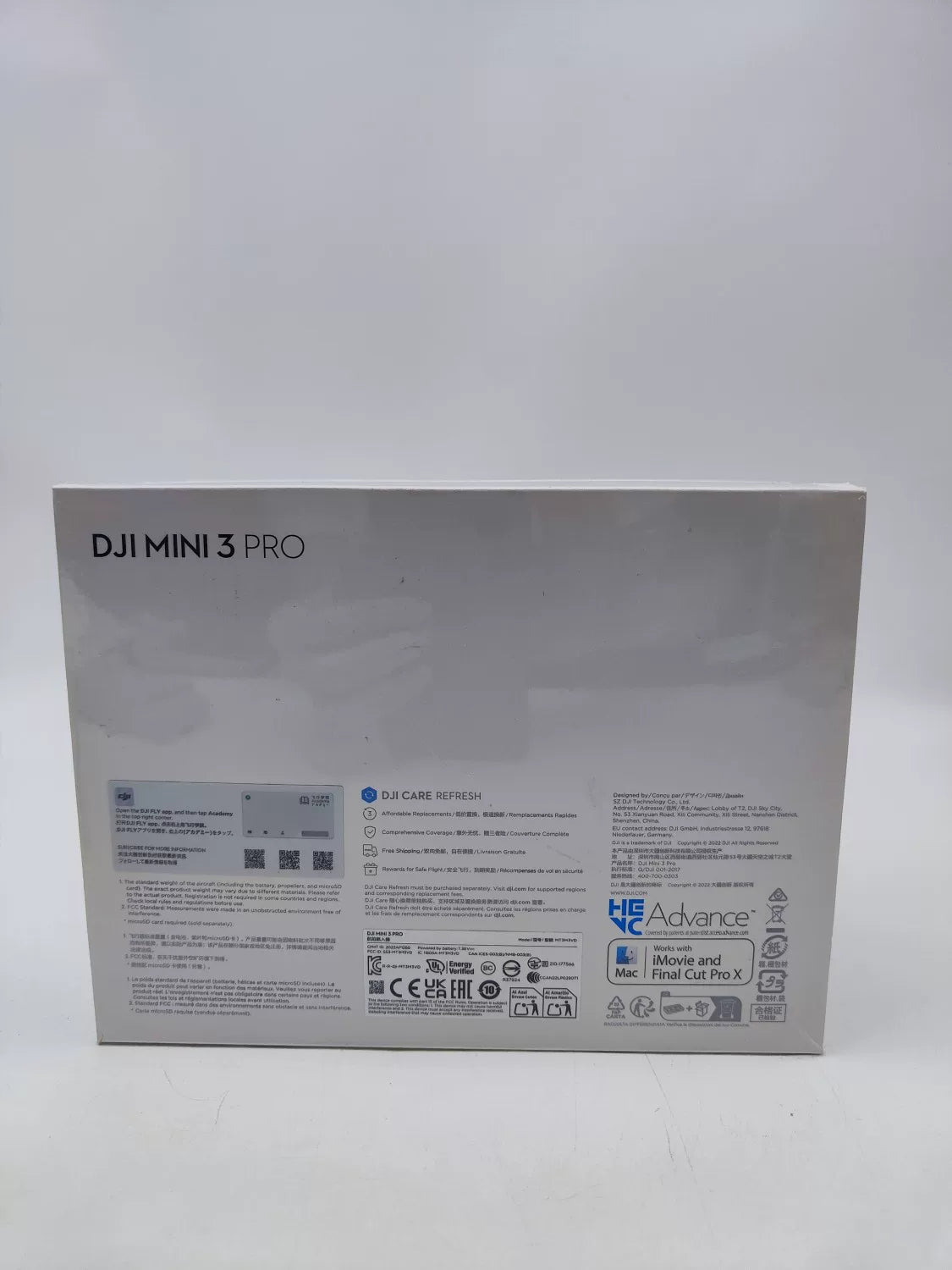 Brand New DJI mini3pro with Screen Standard Combo with 2-Year DJI Care Refresh