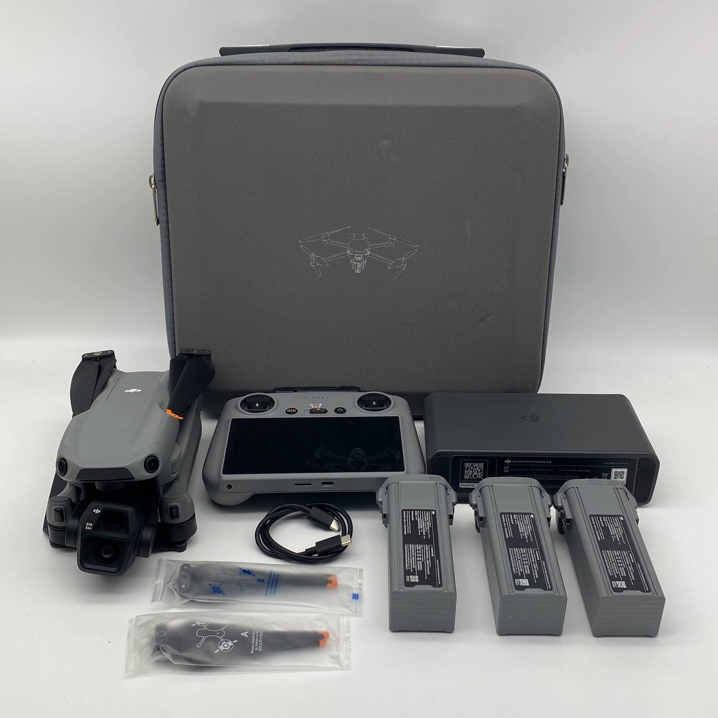 DJI Air 3S Fly More Combo with Screen Remote and Care Refresh - Excellent (95% New)