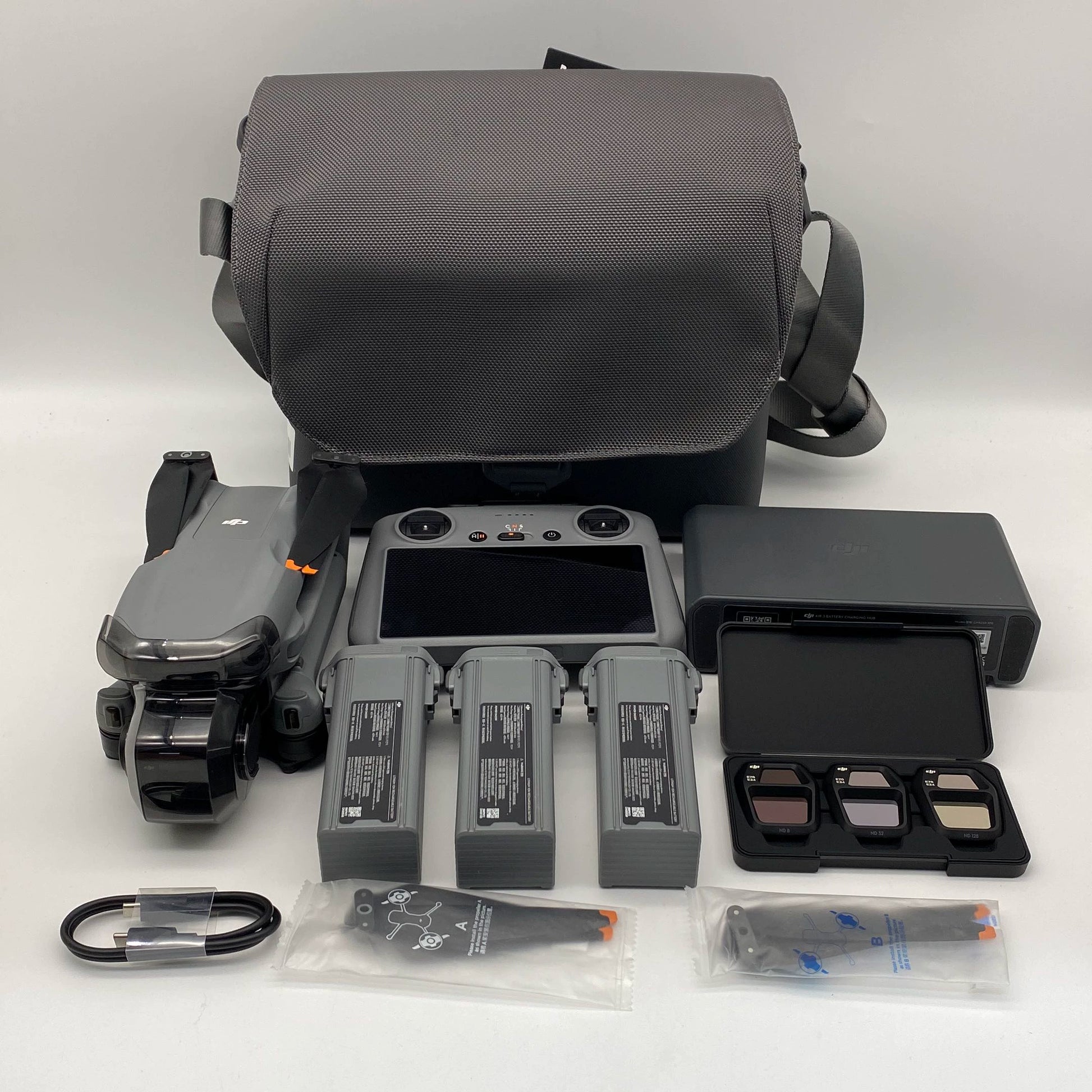 DJI Air 3S Fly More Combo with Screen Remote and Care Refresh - Excellent (95% New)