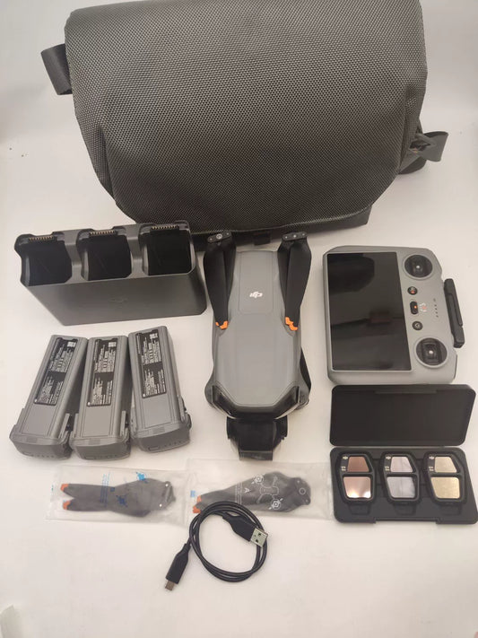 99% New (Mint) DJI air3s with Screen Fly More Combo with 2-Year DJI Care Refresh