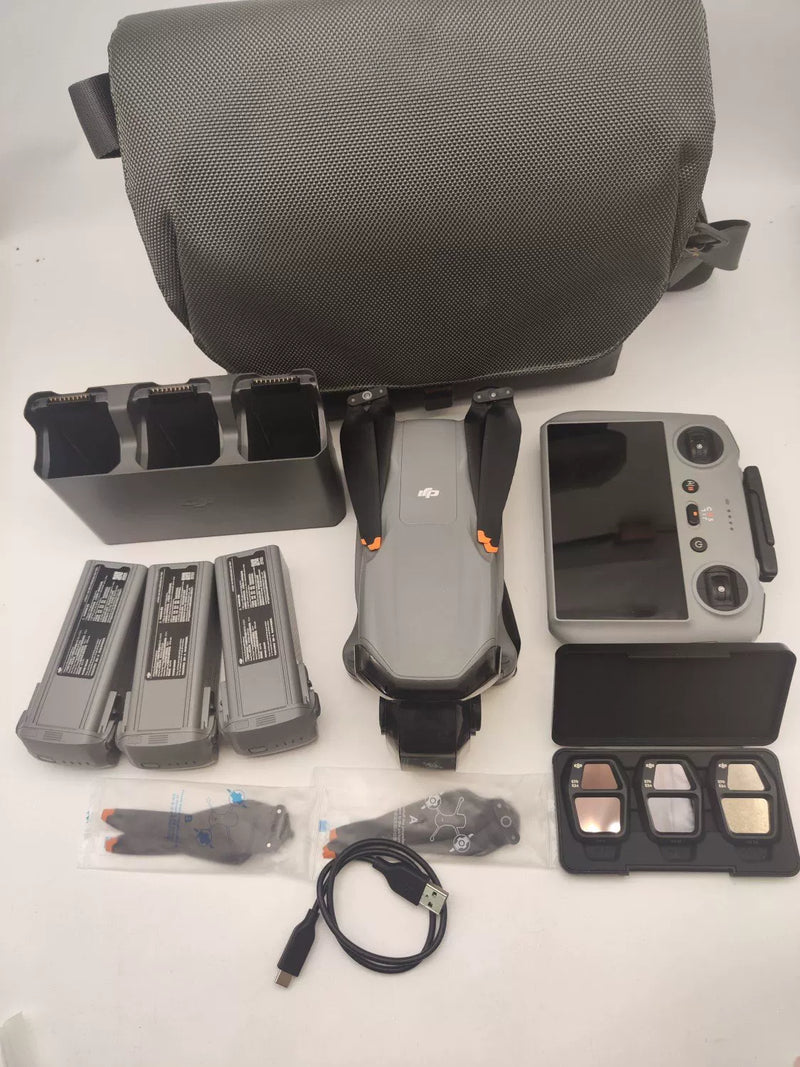 99% New (Mint) DJI air3s with Screen Fly More Combo with 2-Year DJI Care Refresh