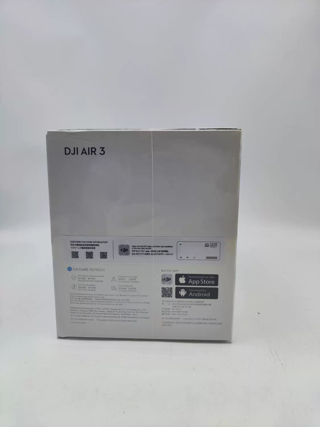 Brand New DJI air3 with Screen Fly More Combo with DJI Care Refresh