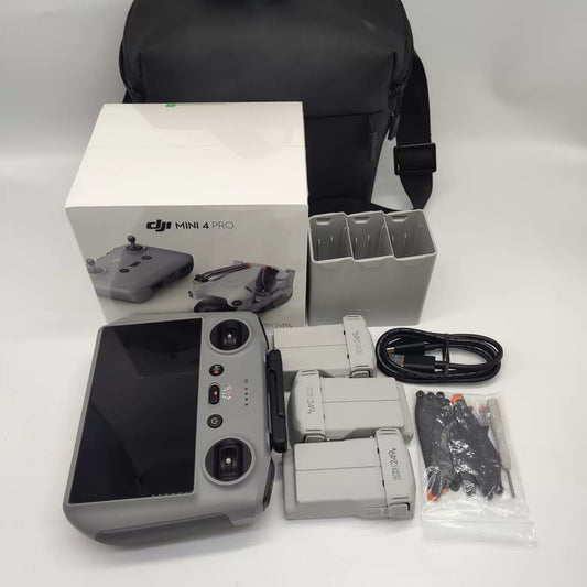 Near-New Unopened Mini 4 Pro Screen Remote Fly More Combo with DJI Care Refresh