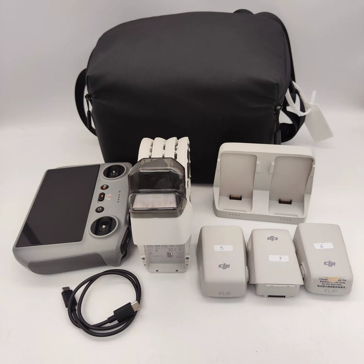 95% New (Like New) DJI Flip with Screen Fly More Combo with DJI Care Refresh
