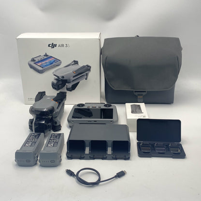 DJI Air 3S Fly More Combo with Screen Remote and Care Refresh - Excellent (95% New)