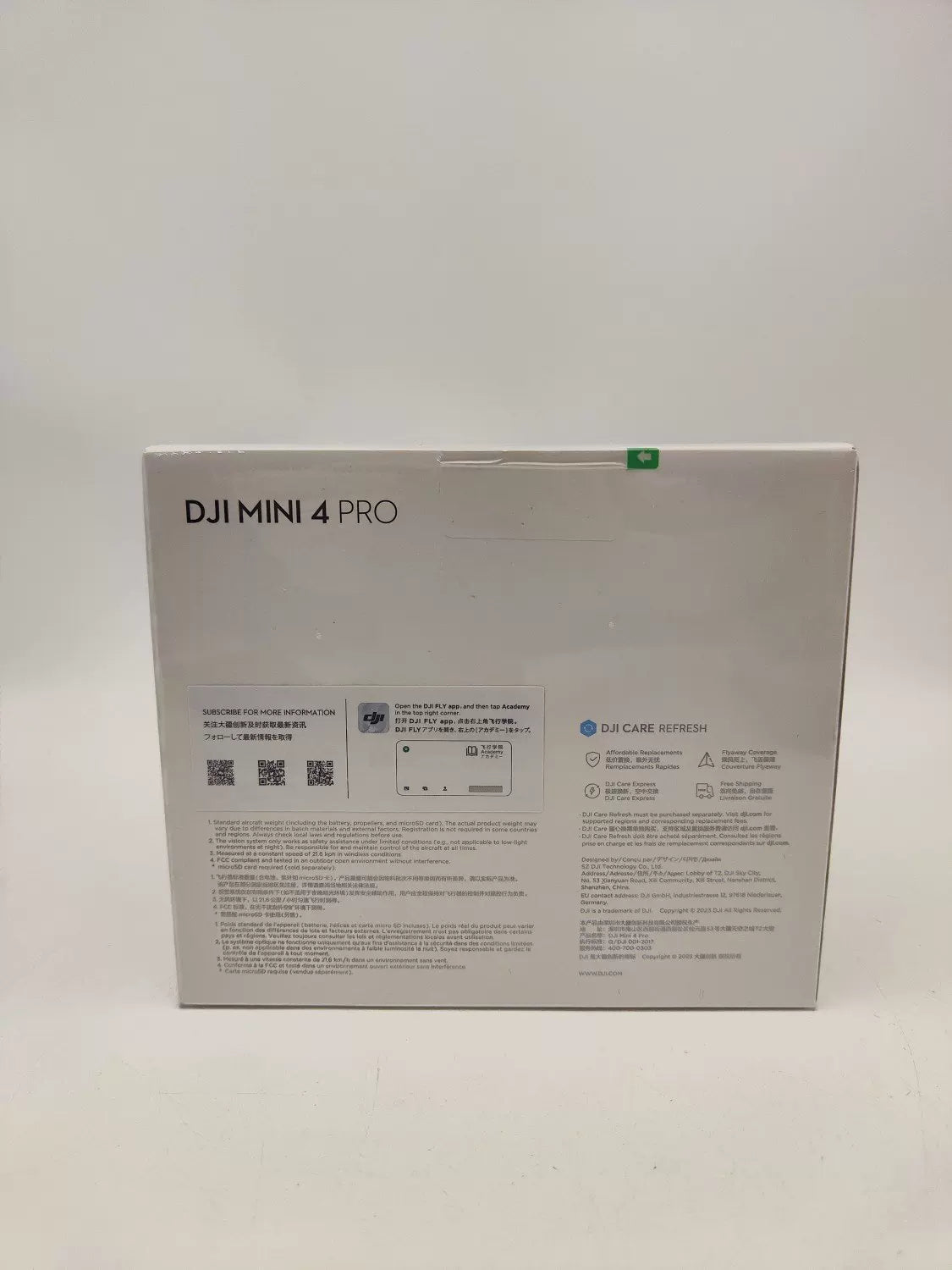 Brand New DJI mini4pro with Screen Fly More Combo with DJI Care Refresh