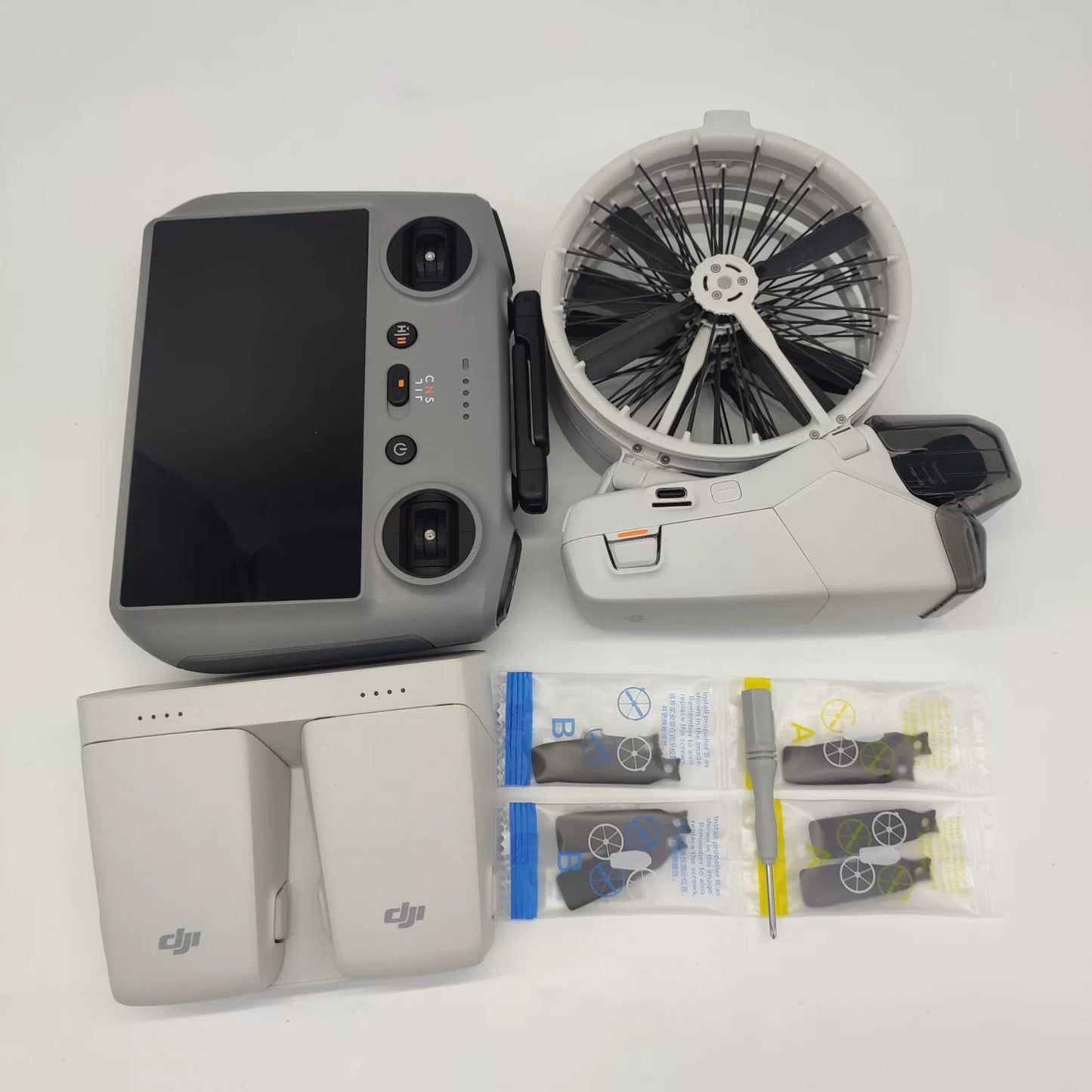 95% New (Like New) DJI Flip Screen Remote Fly More Combo with 2-Year DJI Care Refresh