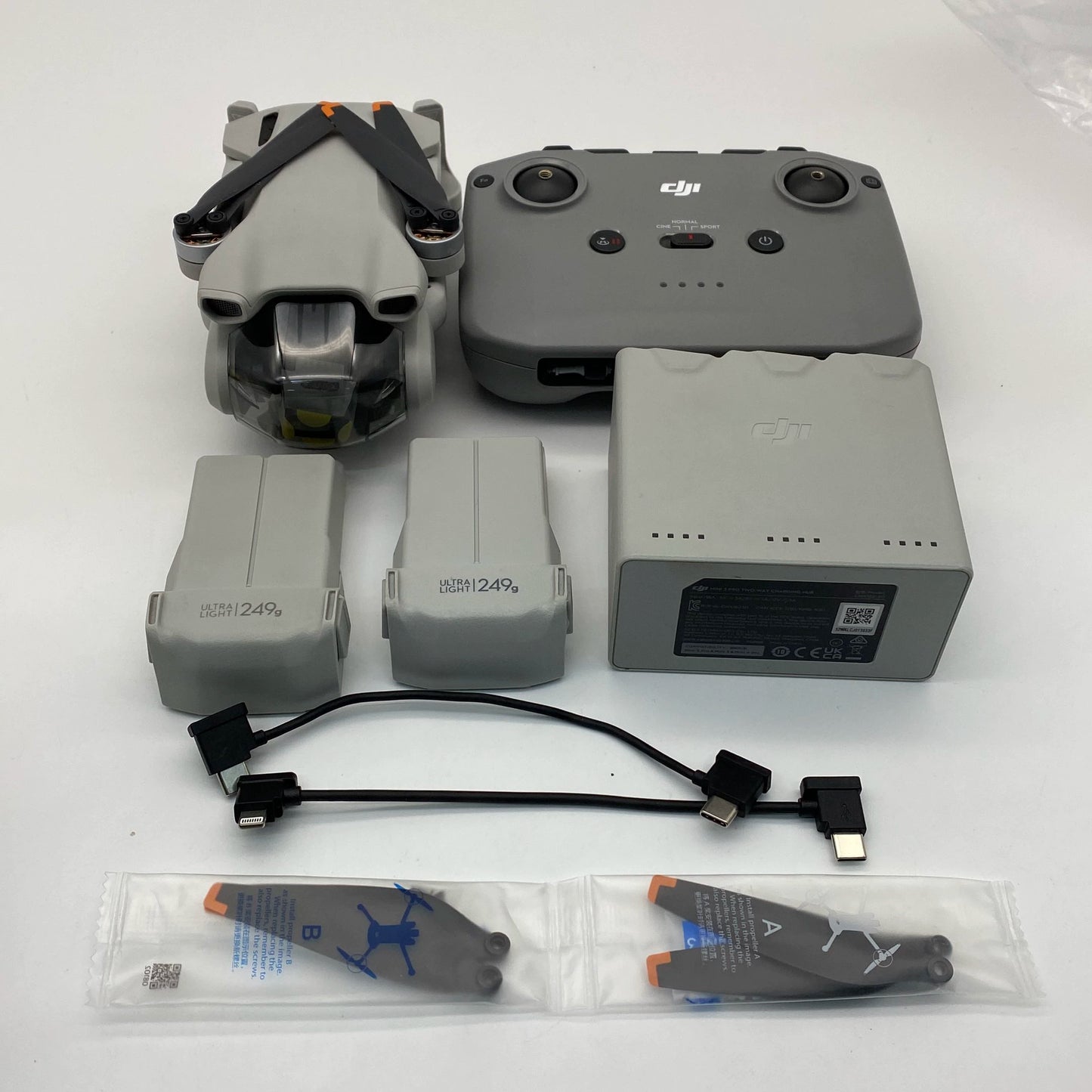 DJI Mini 3 Standard Remote Dual Battery - Excellent (95% New)
