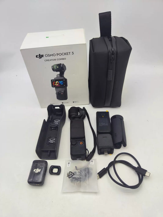 99% New (Mint) DJI pocket 3 All-in-1 Combo with 2-Year DJI Care Refresh