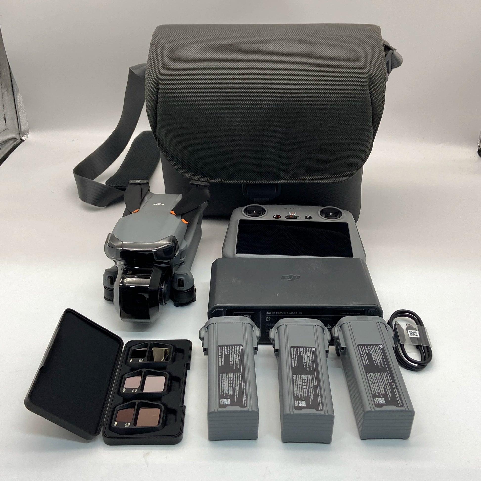 DJI Air 3S with Transmission Module Fly More Combo (Screen Remote) - Excellent (95% New)