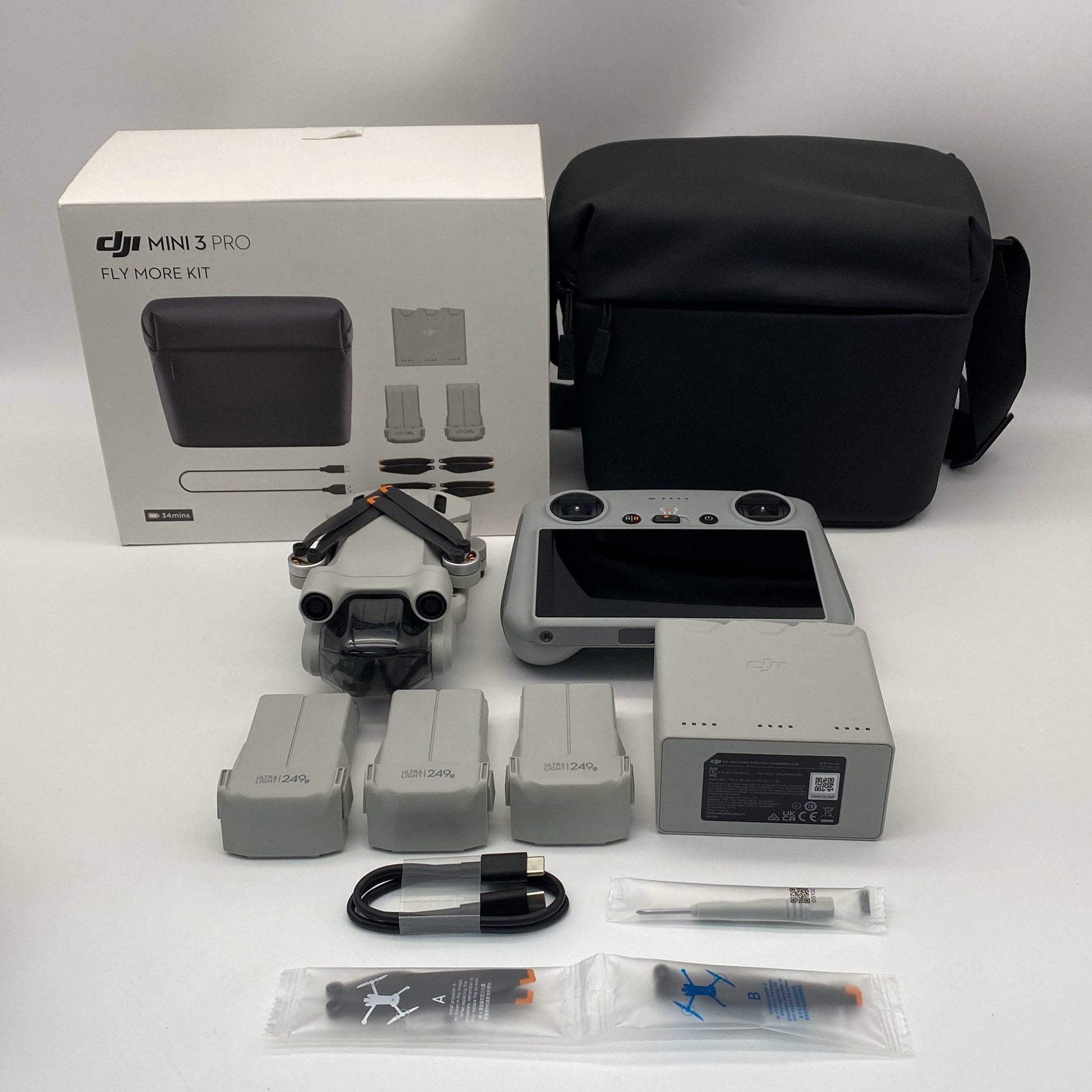 DJI Mini 3 Pro with Screen Remote and Care Refresh - Excellent (95% New)