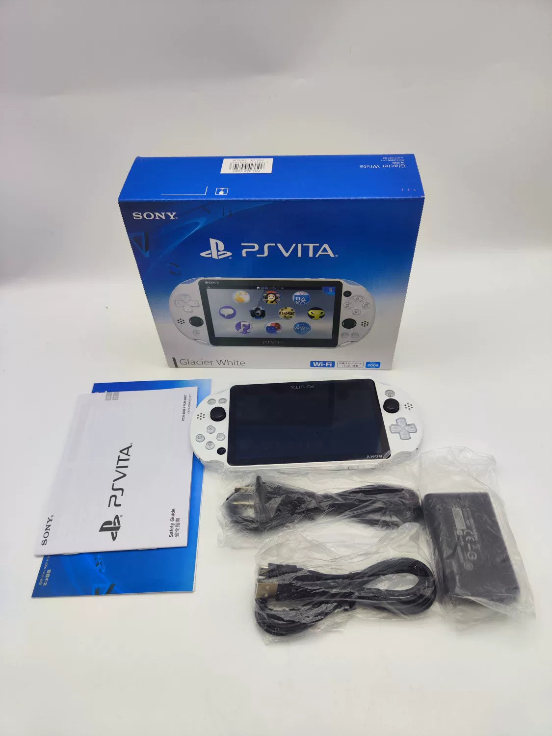 95% New (Like New) Sony PSV2000 Glacier White