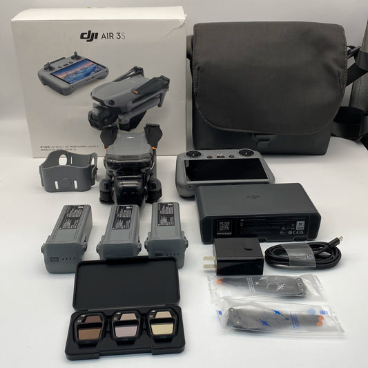 DJI Air 3S Fly More Combo with Screen Remote - Like New (99%)