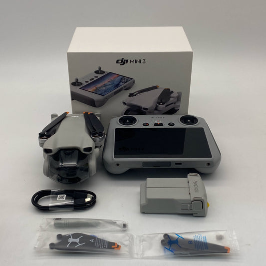 DJI Mini 3 with Screen Remote Controller - Excellent (95% New)