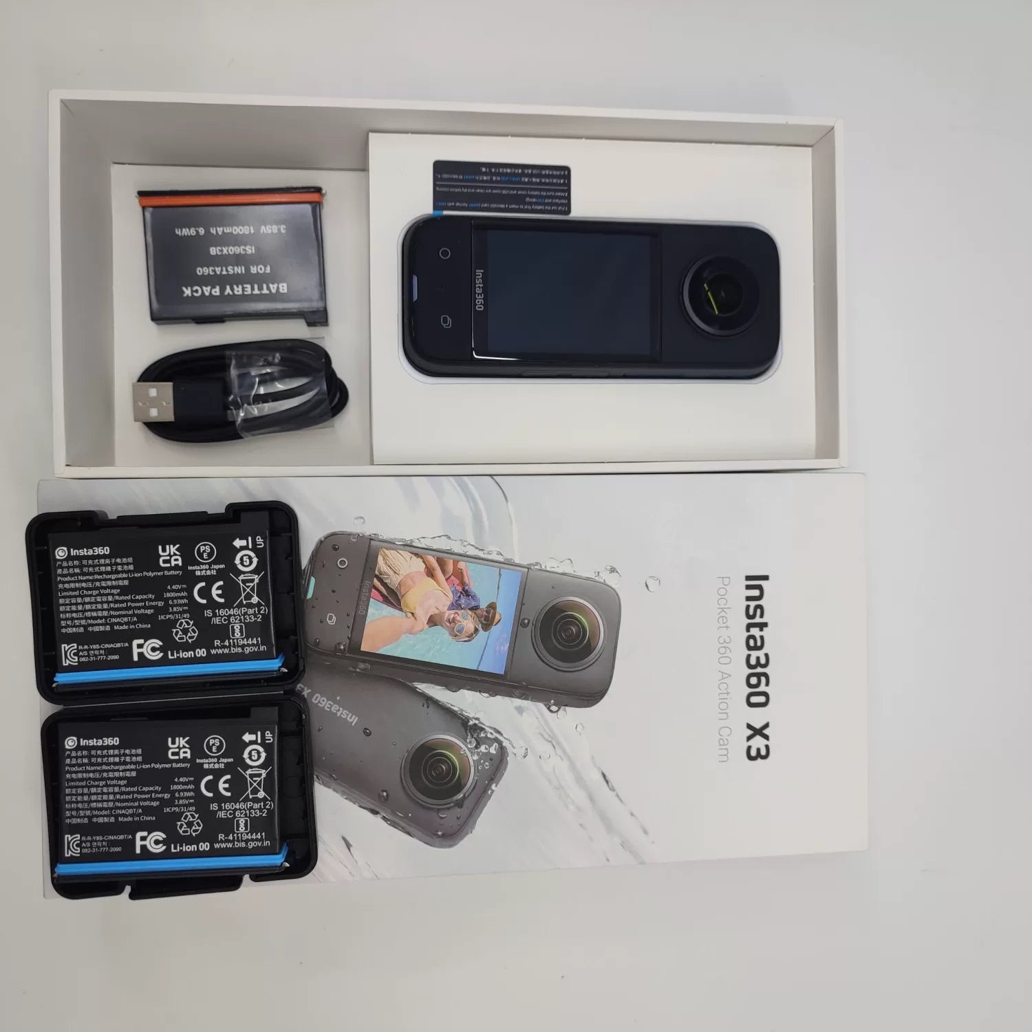99% New (Mint) Insta360 X3 Triple Battery