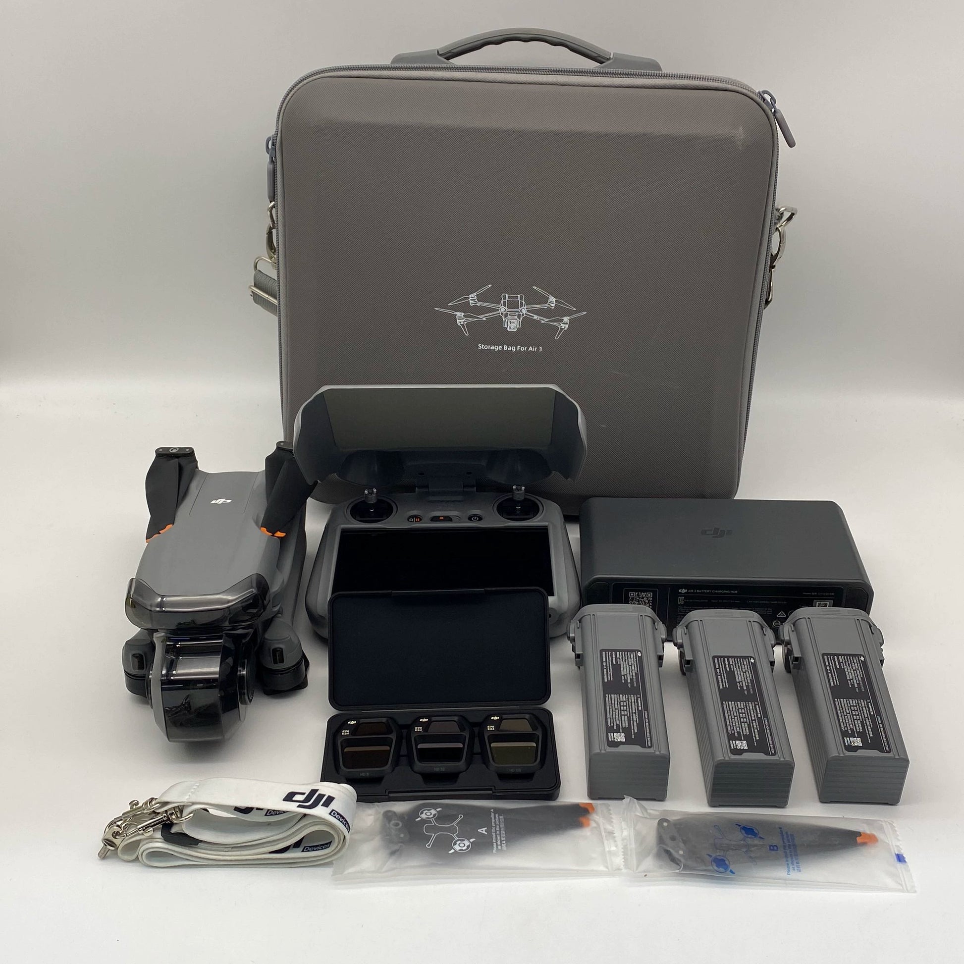 DJI Air 3S Fly More Combo with Care Refresh and 4G Module - Excellent (95% New)