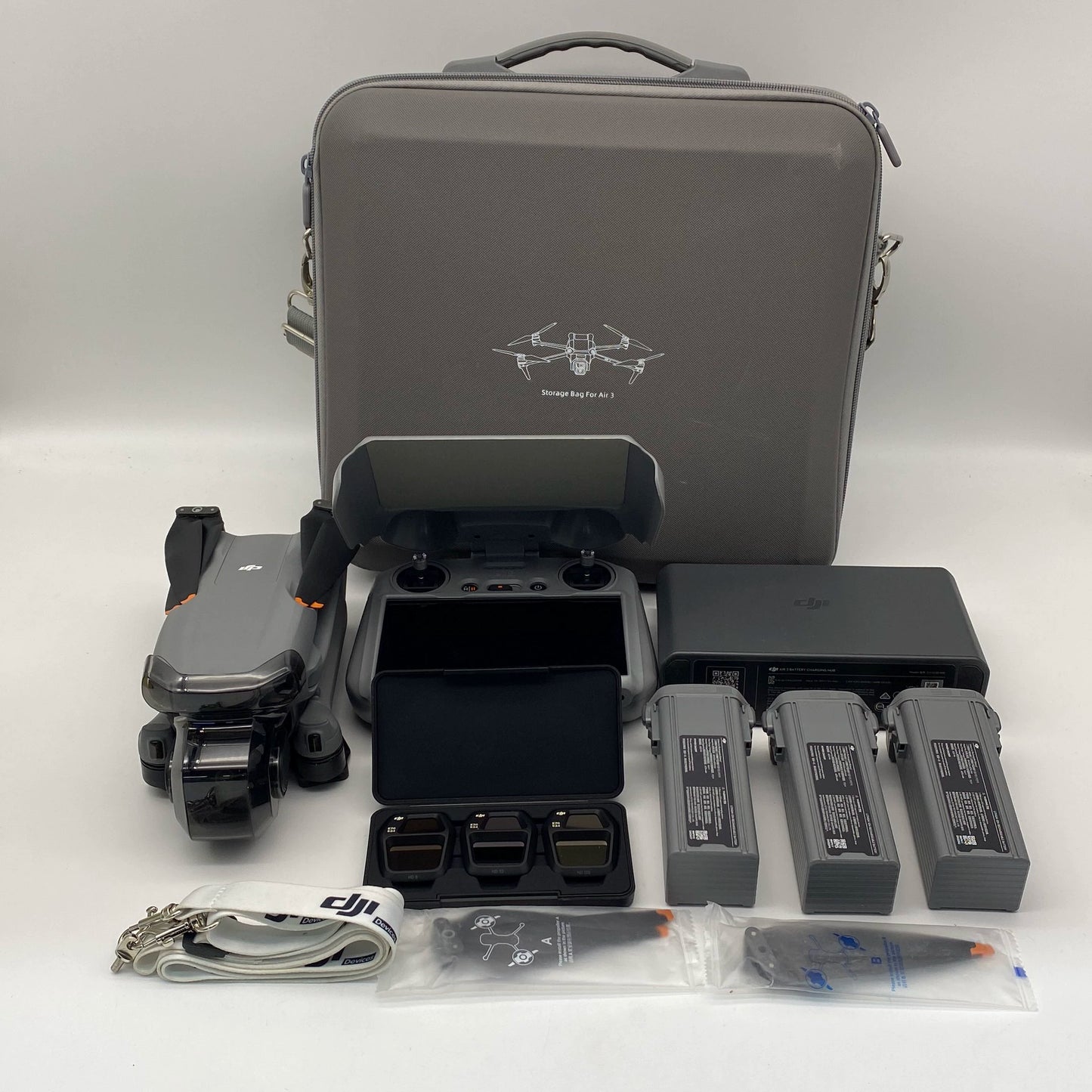 DJI Air 3S Fly More Combo with Care Refresh and 4G Module - Excellent (95% New)
