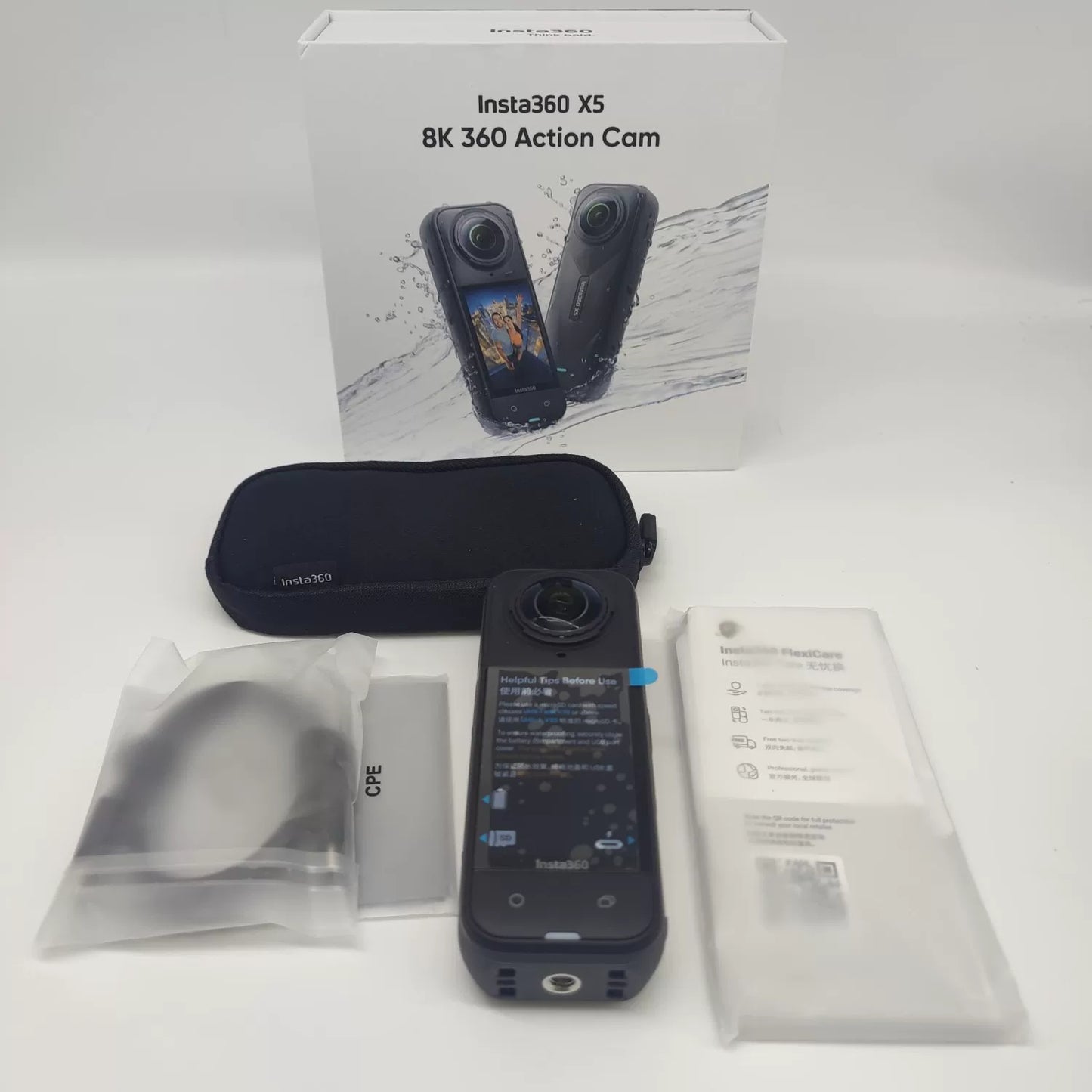 99% New (Mint) Insta360 X5 Standard Combo with Worry-Free Replacement Plan