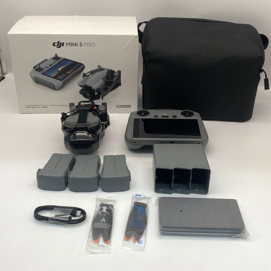 DJI Mini 5 Pro Long Range Fly More Combo Enhanced Transmission - Excellent (95% New)