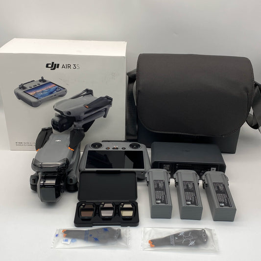 DJI Air 3S Fly More Combo with Screen Remote and Care Refresh - Like New (99%)