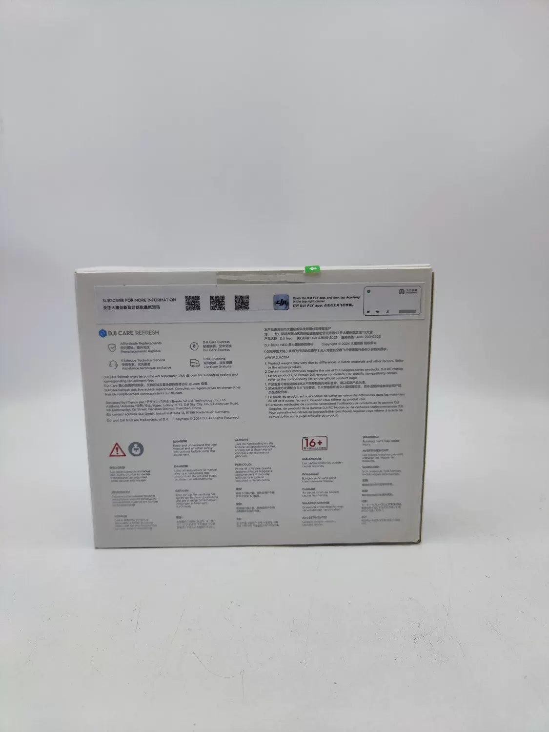 Brand New DJI neo Fly More Combo with DJI Care Refresh