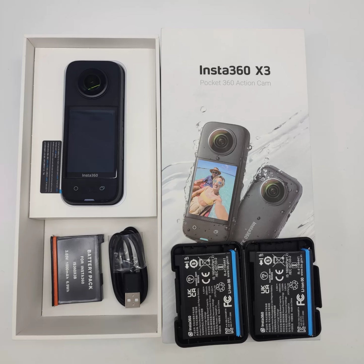 99% New (Mint) Insta360 X3 Triple Battery