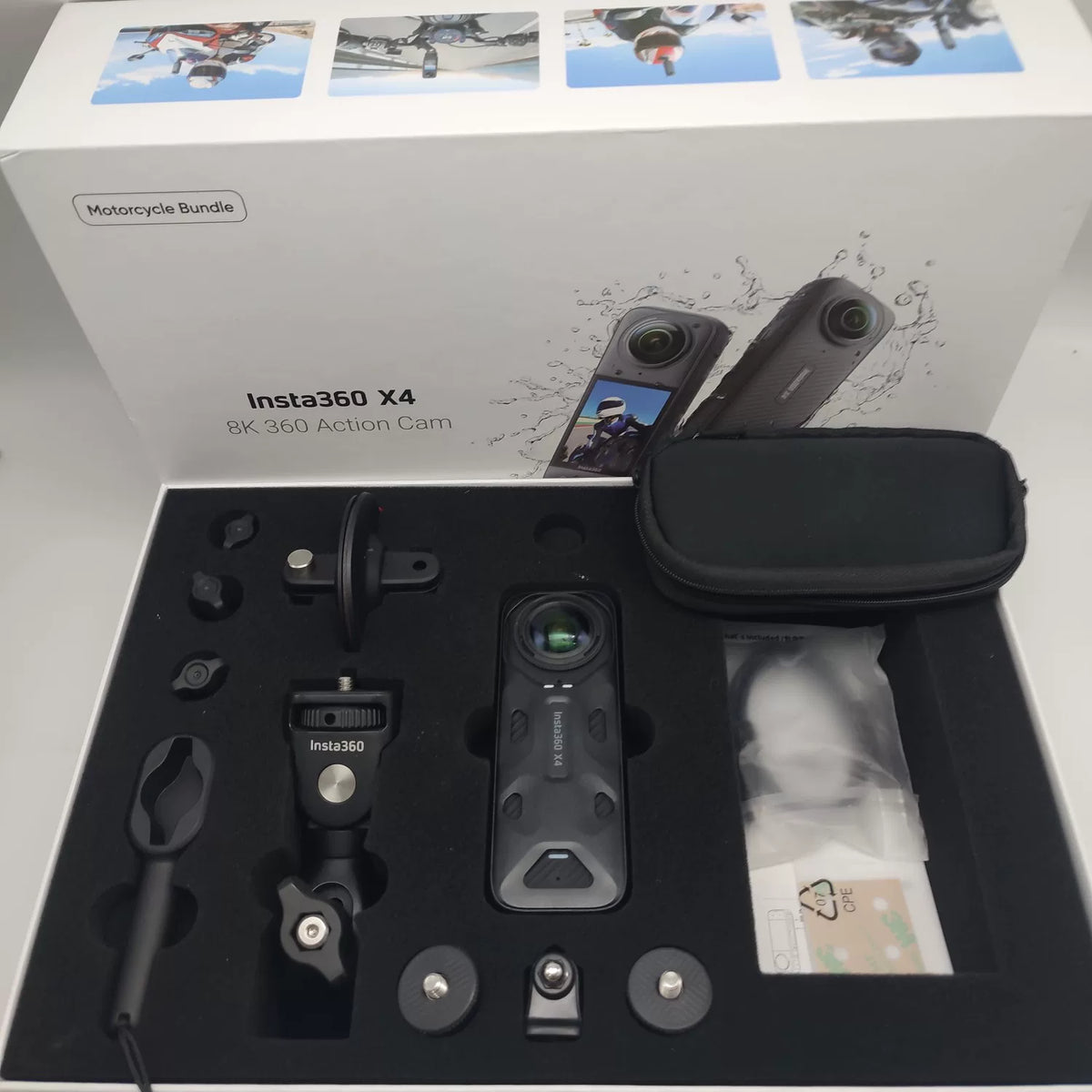 99% New (Mint) Insta360 X4 Cycling Combo