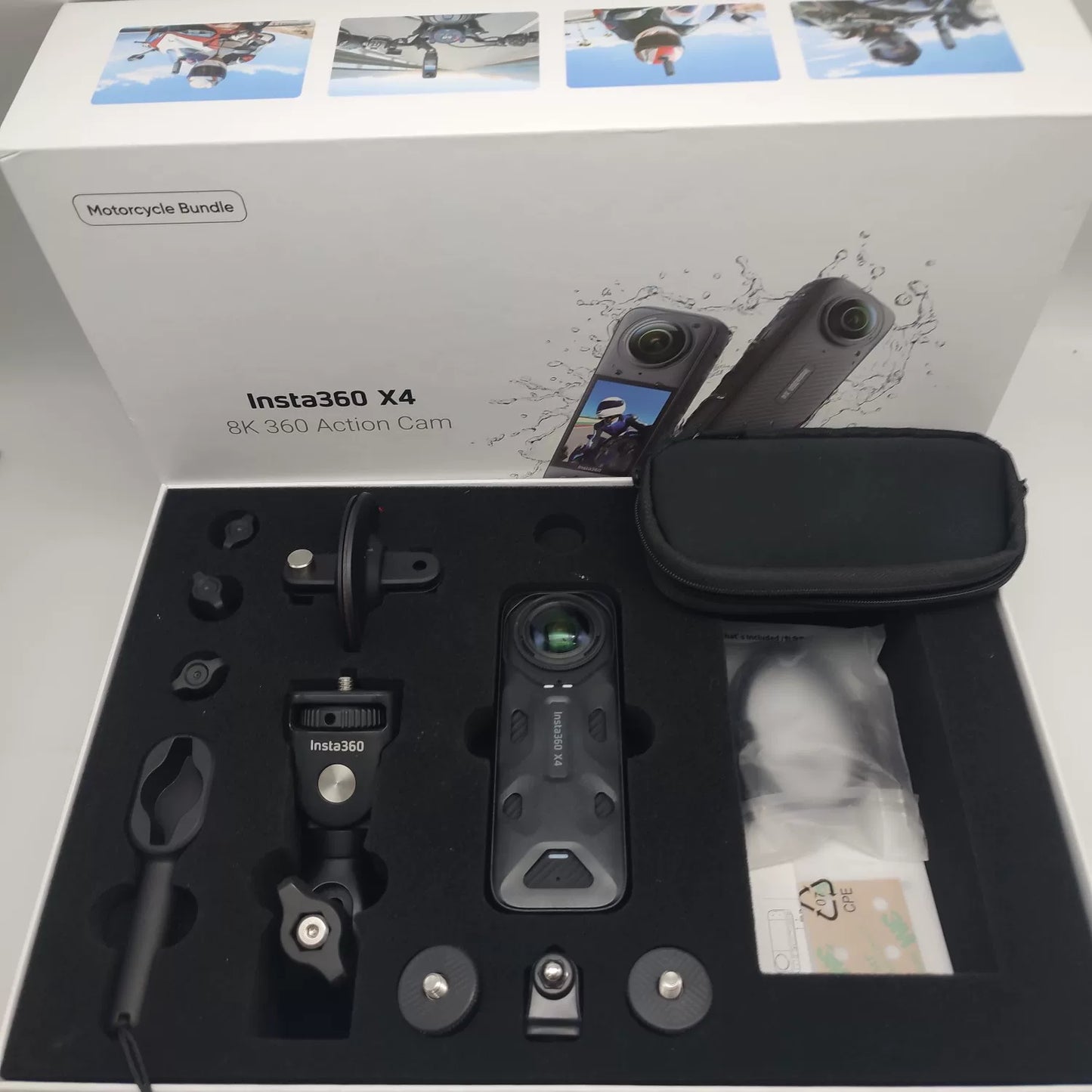 99% New (Mint) Insta360 X4 Cycling Combo