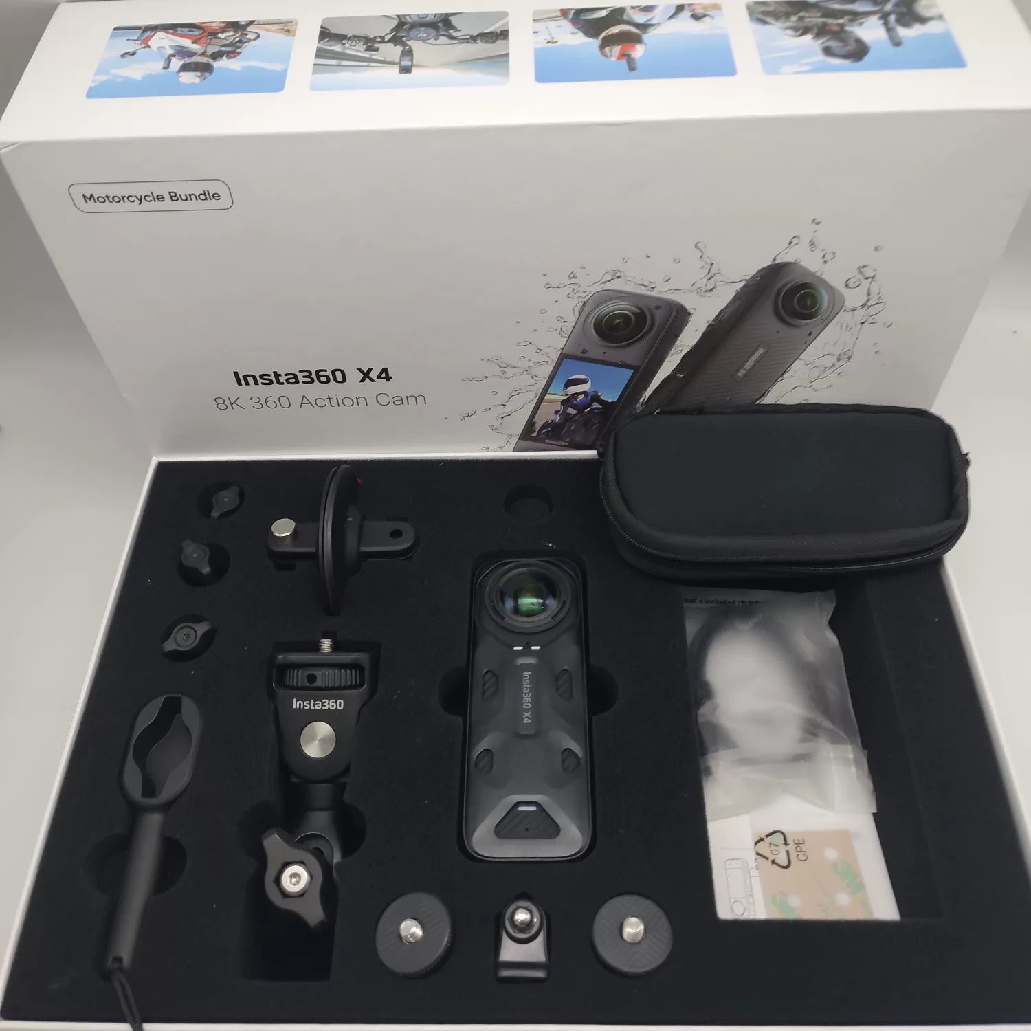 99% New (Mint) Insta360 X4 Cycling Combo