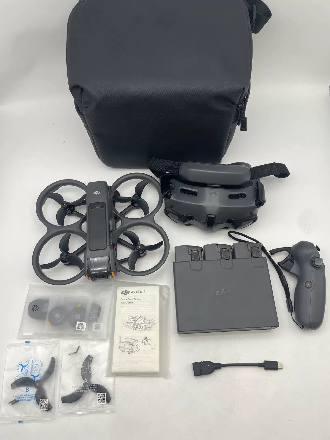 95% New (Like New) DJI Avata 2 Fly More Combo with DJI Care Refresh