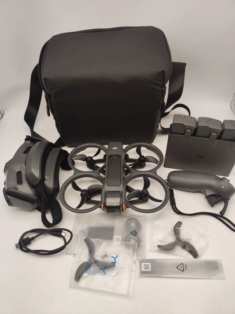 90% New (Excellent) DJI avata 2 Fly More Combo with 2-Year DJI Care Refresh