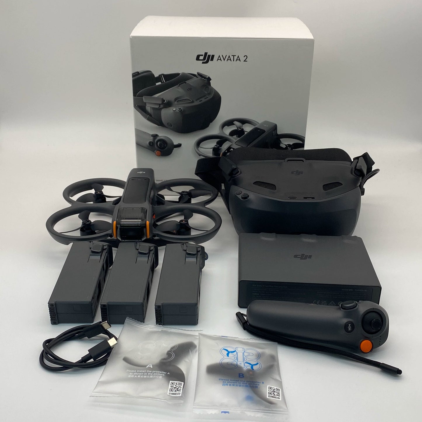 DJI Avata 2 Fly More Combo Triple Battery with Care Refresh - Like New (99%)
