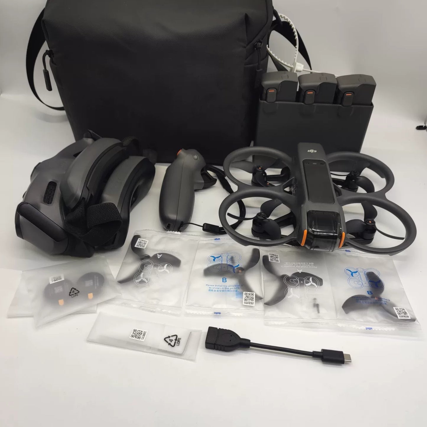 95% New (Like New) DJI Avata 2 Fly More Combo with DJI Care Refresh