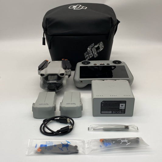 DJI Mini 3 with Screen Remote Dual Battery - Excellent (95% New)