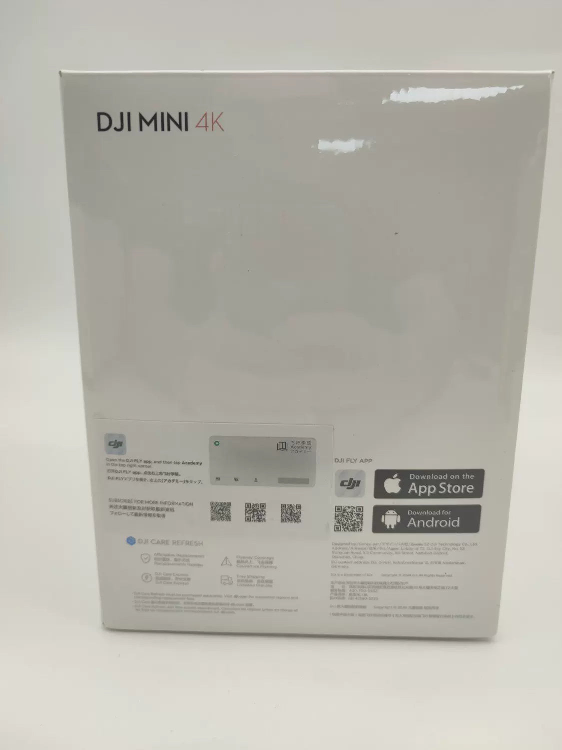 Brand New DJI Mini4k Standard Edition with 2-Year DJI Care Refresh