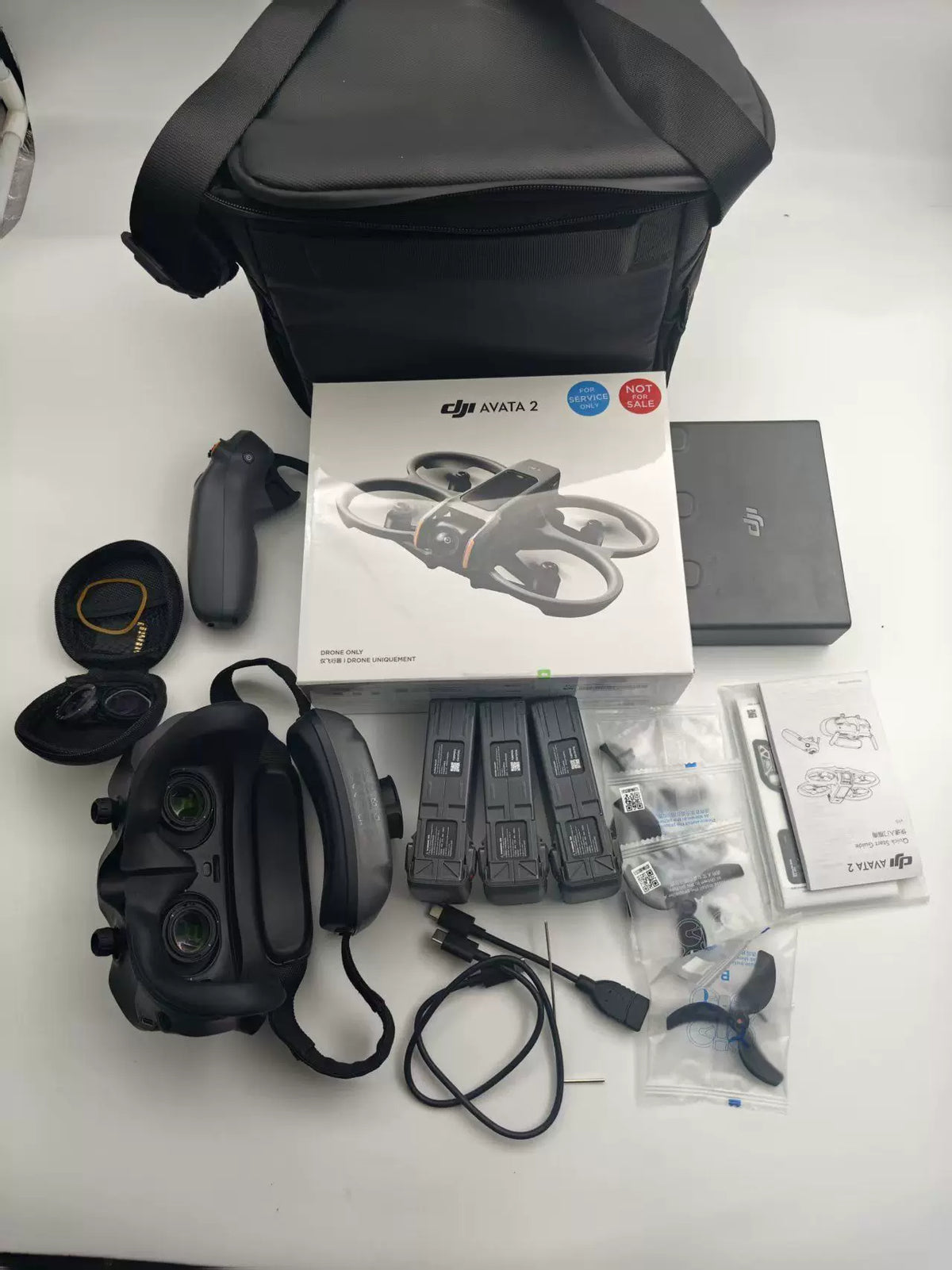 95% New (Like New) DJI Avata 2 G3 Goggles Fly More Combo – photo 1