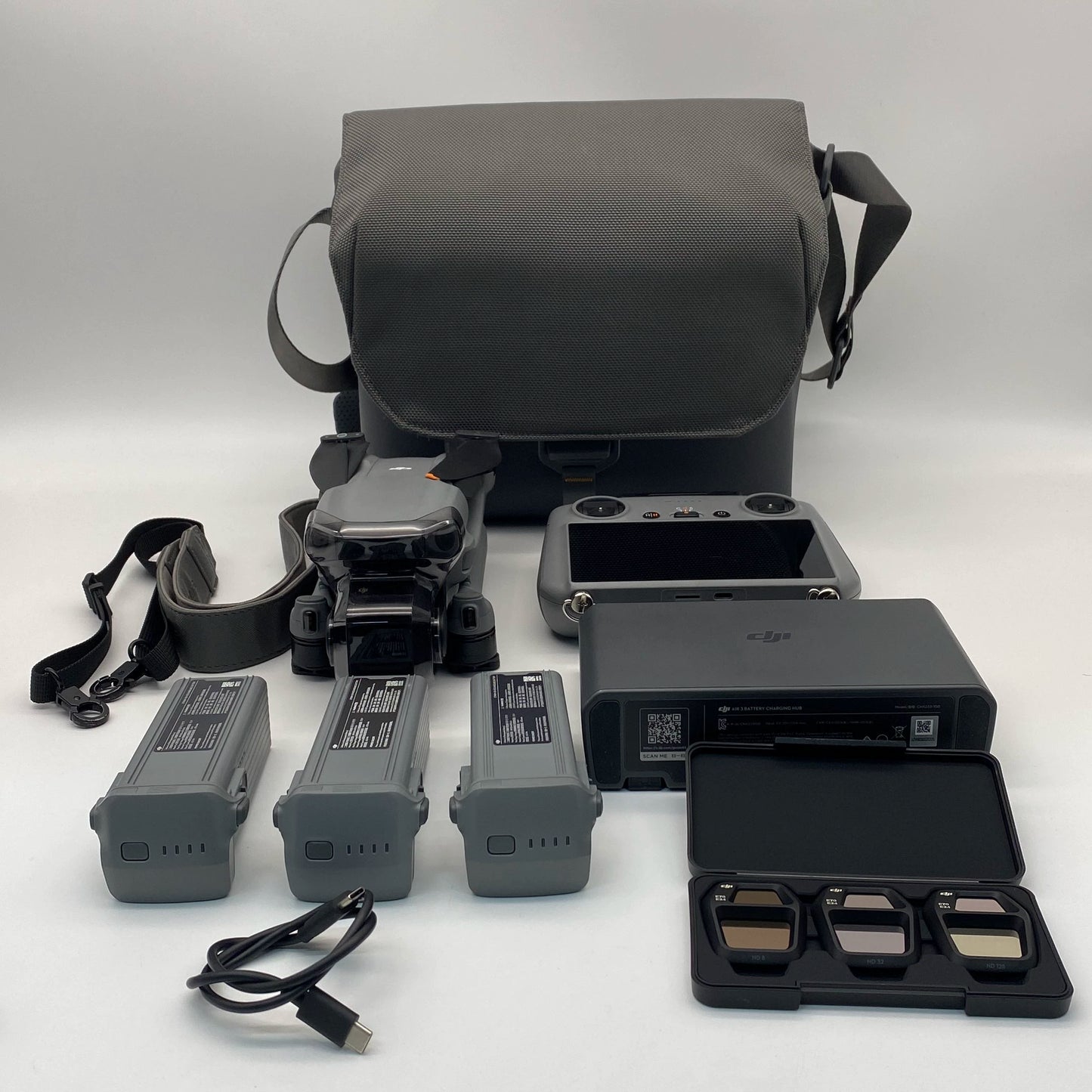 DJI Air 3S Fly More Combo with Screen Remote and Care Refresh - Excellent (95% New)
