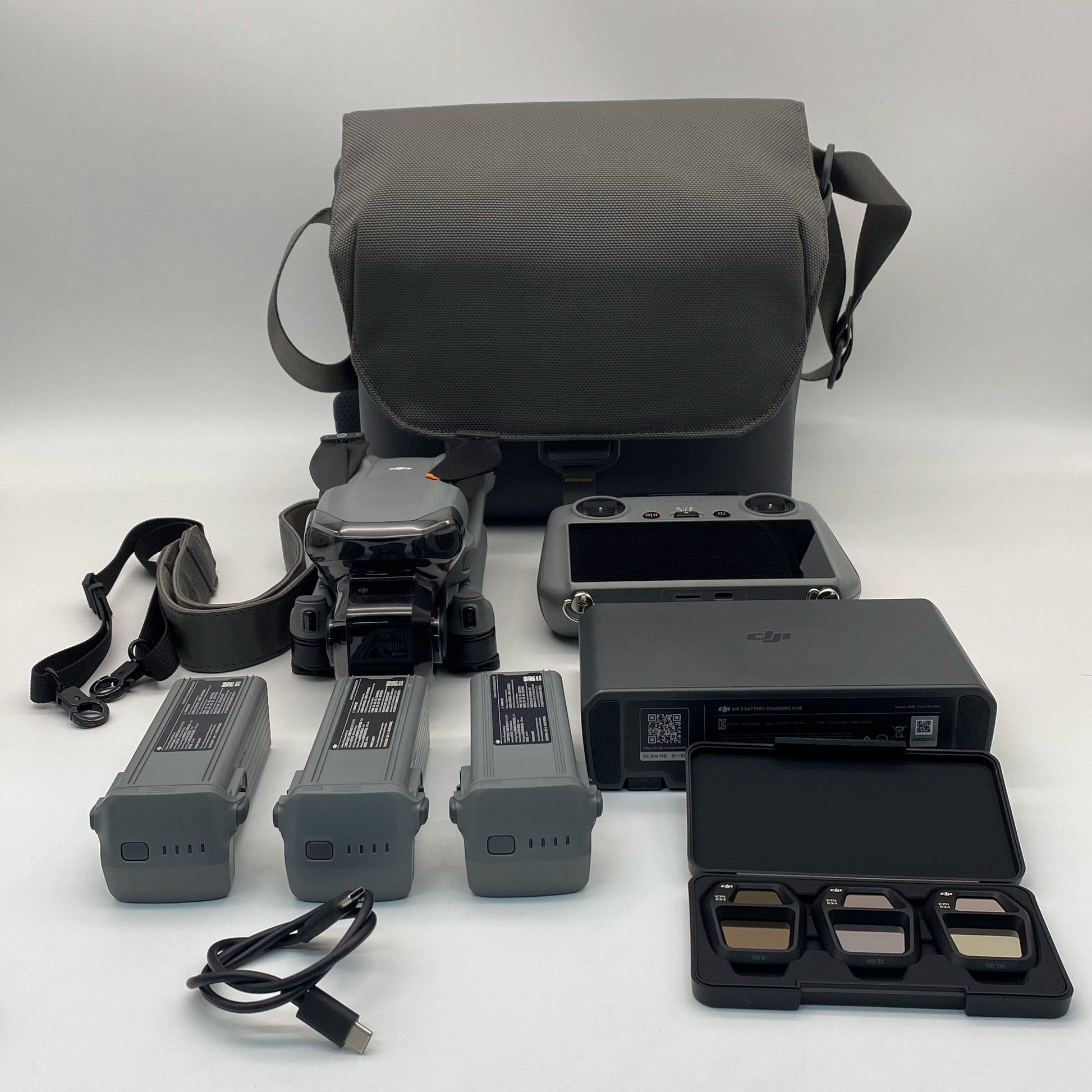 DJI Air 3S Fly More Combo with Screen Remote and Care Refresh - Excellent (95% New)