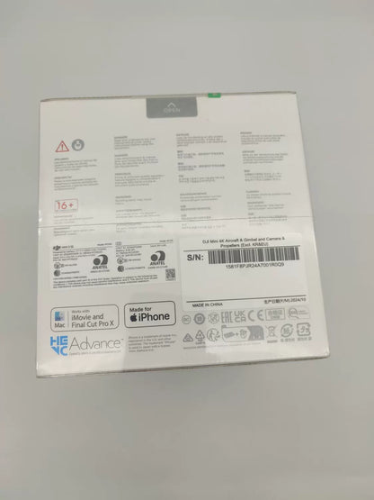 Brand New DJI Mini4k Standard Edition with 2-Year DJI Care Refresh