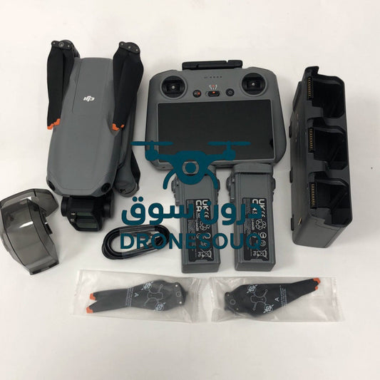 طائرة DJI Air 3S جديدة بنسبة 95% مع شاشة تحكم