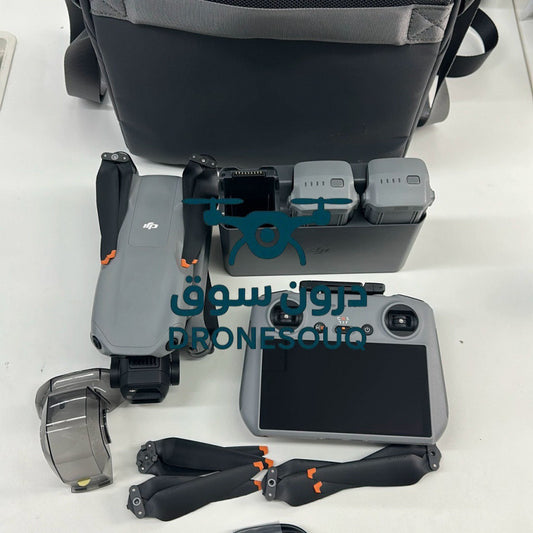 طائرة DJI Air 3S جديدة بنسبة 95% مع شاشة تحكم ثنائية